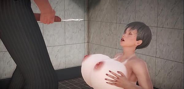  Boy fuck his gandmother with giant boobs in the shower